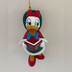 Vintage Daisy Duck Caroling Disney Grolier Christmas Ornament NIB